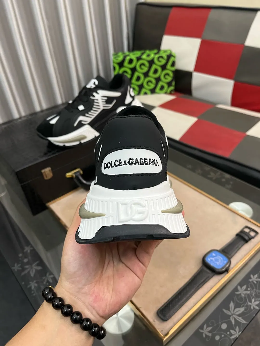 Men's men's shoes💰560⌚️⌚️DG "Dolce & Gabbana" low-top casual shoes Regular size: 35-46 Product material: Upper imported cowhide stitching fabric, breathable lining, original outsole